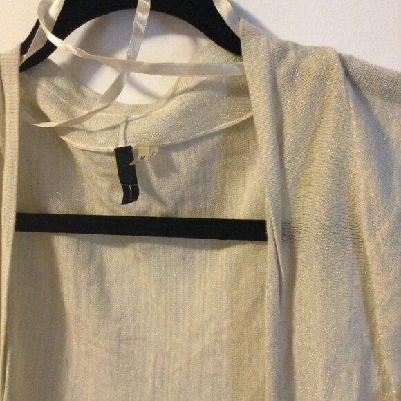 Sparkly Tahari Silver & Grey Cardigan - Size medium - Picture 2 of 4